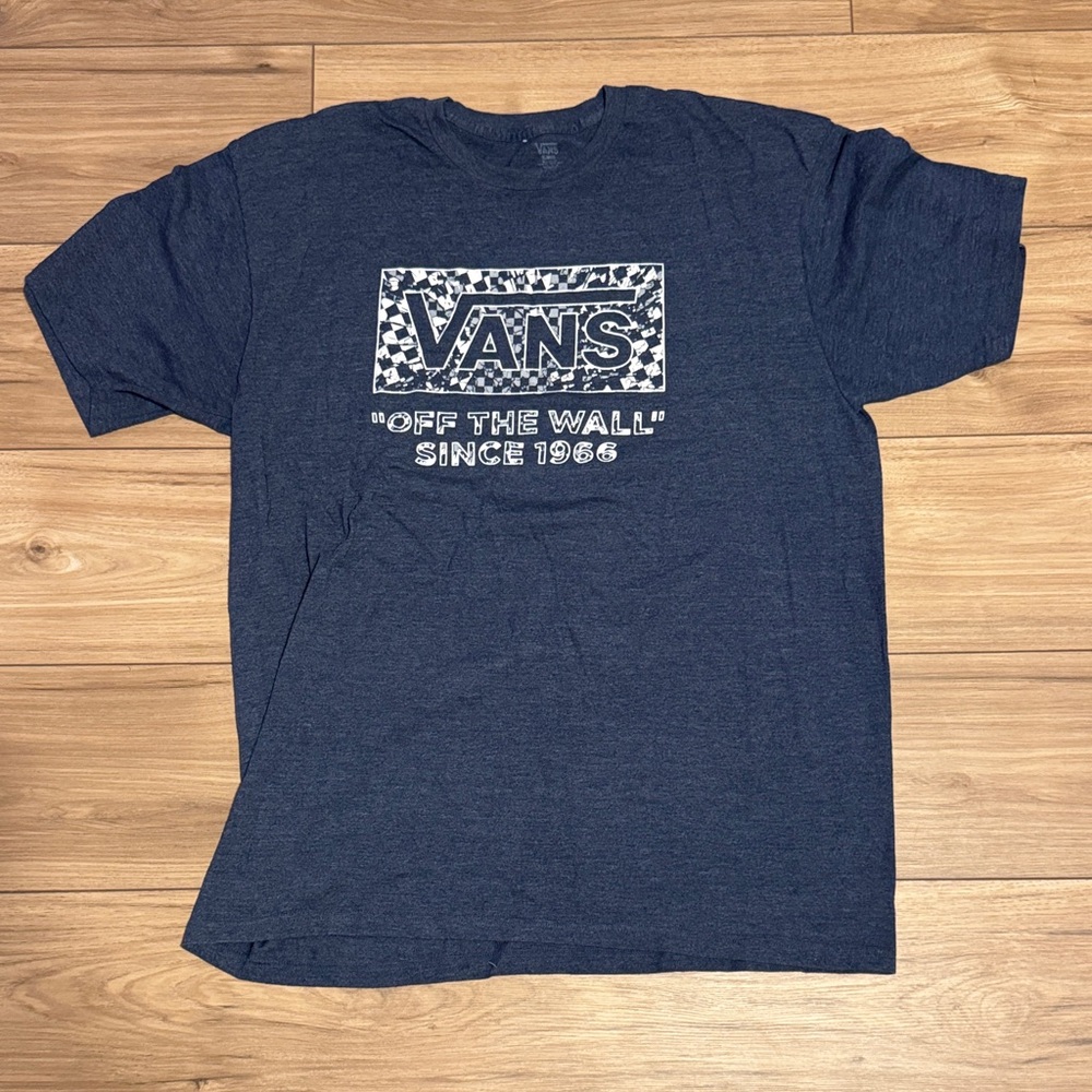 Vans Dark Blue Graphic Tee for Men